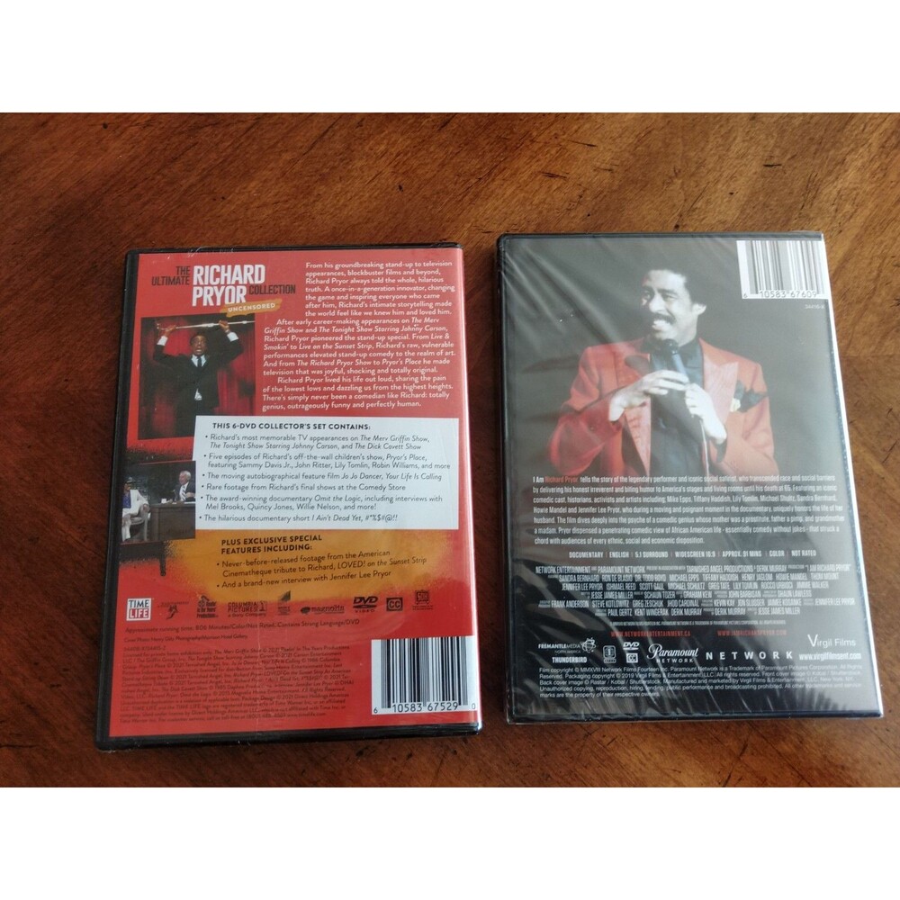 The Ultimate Richard Pryor Collection: 13 Uncensored DVD Time Life - 2 Sealed - Picture 12 of 16